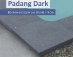 Padang Dark Eckplatte 43 x 43 x 3 cm
